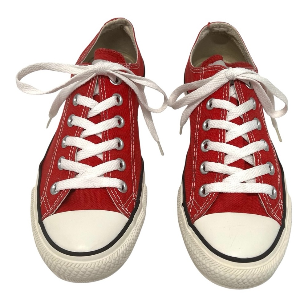 Converse Red Chuck Taylor Low Top Classic Sneakers Men’s 6 - Picture 3 of 13
